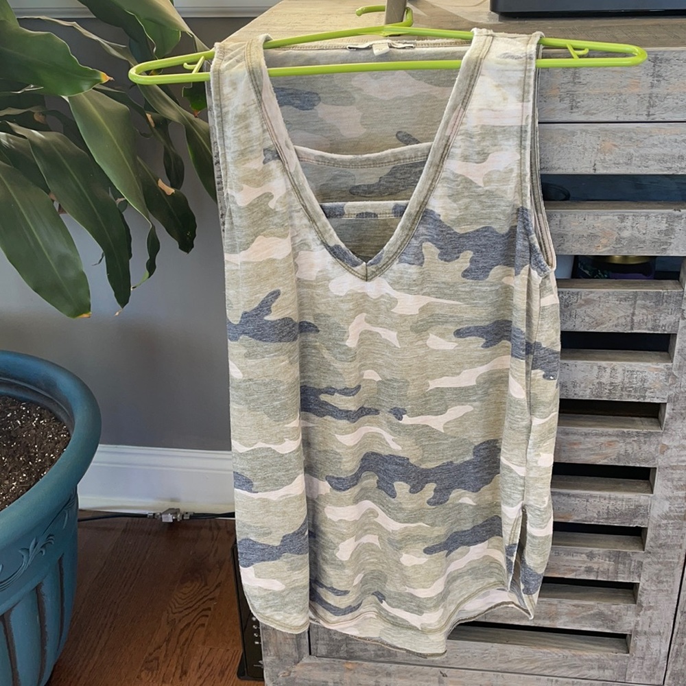 Camo tank top
